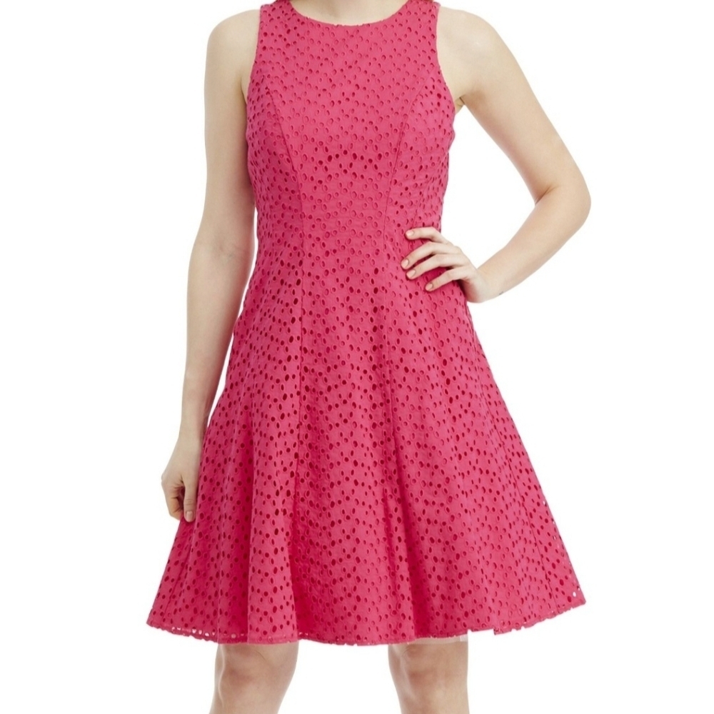 Liz Claiborne Pokets insides Size 8 Formal Women's  Pink Sleeveless Dress